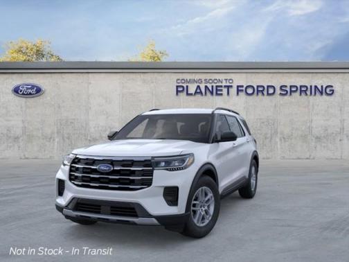 Space White Metallic 2026 Ford Explorer Active