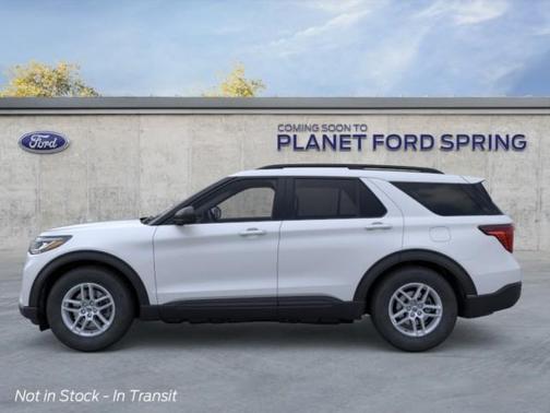 Space White Metallic 2026 Ford Explorer Active