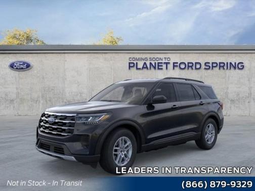 Agate Black Metallic 2026 Ford Explorer Active