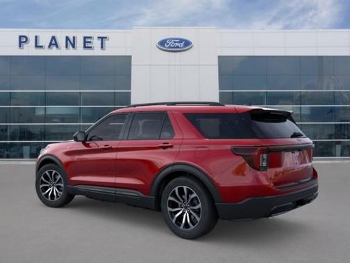Rapid Red Metallic Tinted Clearcoat 2026 Ford Explorer ST-Line