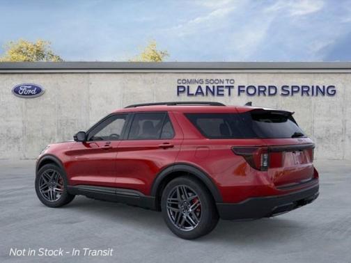 Rapid Red Metallic Tinted Clearcoat 2026 Ford Explorer ST-Line