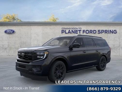 Agate Black Metallic 2026 Ford Expedition Max Platinum