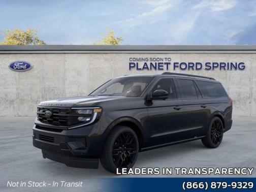 Agate Black Metallic 2026 Ford Expedition Max Platinum