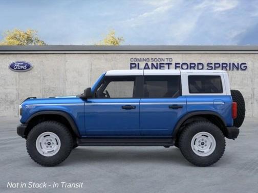 Velocity Blue Metallic 2026 Ford Bronco Heritage Edition