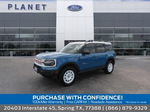 Blue 2023 Ford Bronco Sport Heritage Limited