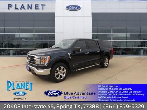 Antimatter Blue Metallic 2023 Ford F-150 XLT