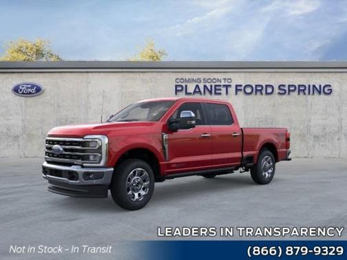 Ruby Red Metallic Tinted Clearcoat 2026 Ford F-250 Lariat Truck