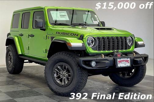 PGE Mojito! Clear Coat 2025 Jeep Wrangler Rubicon 392 Final Edition