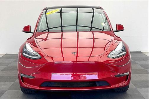 Red Multi-Coat 2023 Tesla Model Y Long Range Dual Motor All-Wheel Drive