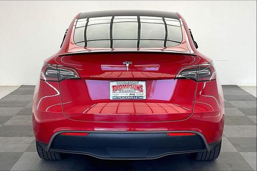 Red Multi-Coat 2023 Tesla Model Y Long Range Dual Motor All-Wheel Drive