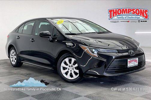 Midnight Black Metallic 2024 Toyota Corolla LE