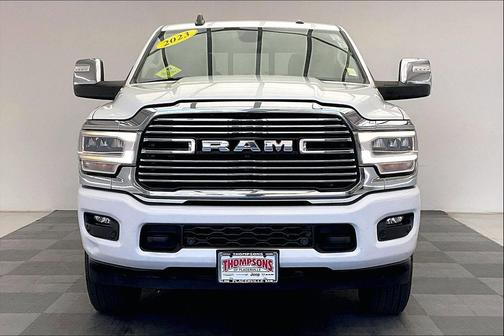 Bright White Clearcoat 2023 RAM 2500 Laramie Crew Cab 4x4 6'4' Box