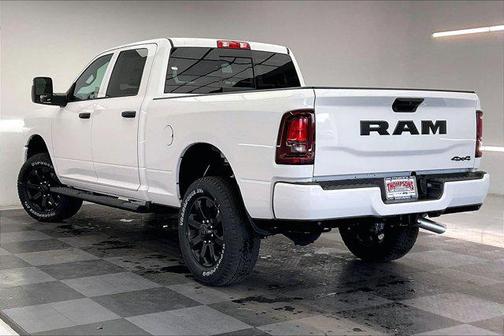 PW7 Bright White Clear Coat 2026 RAM 2500 Black Express Crew Cab 4x4 6'4' Box