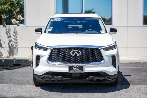 Majestic White 2023 INFINITI QX60 LUXE