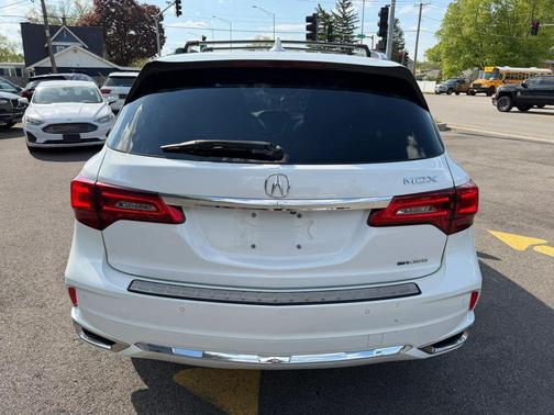 Platinum White Pearl 2020 Acura MDX Sport Hybrid Advance Package
