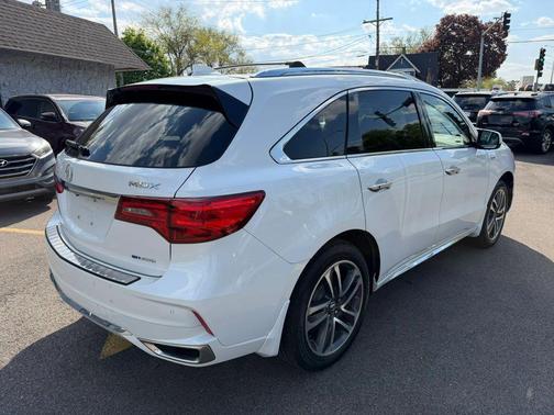 Platinum White Pearl 2020 Acura MDX Sport Hybrid Advance Package