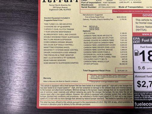 2016 Ferrari 488 GTB Base