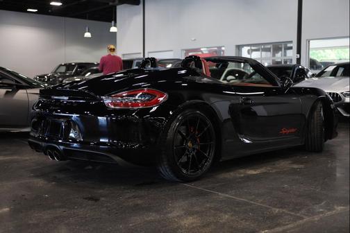 Black 2016 Porsche Boxster Spyder