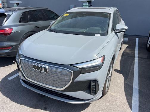 Pebble Gray 2023 Audi Q4 e-tron Premium 40 RWD