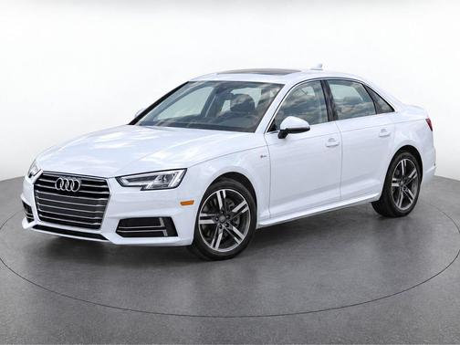 Glacier White 2018 Audi A4 2.0T Premium Plus