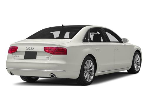 White 2014 Audi A8 L 3.0 TDI