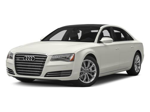 White 2014 Audi A8 L 3.0 TDI