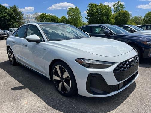 Glacier White Metallic 2026 Audi A5 Premium Plus TFSI quattro S tronic