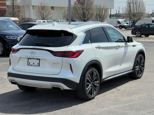 Majestic White 2022 INFINITI QX50 LUXE AWD