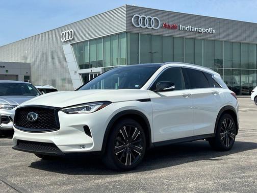 Majestic White 2022 INFINITI QX50 LUXE AWD
