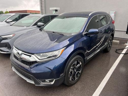 Obsidian Blue Pearl 2017 Honda CR-V Touring