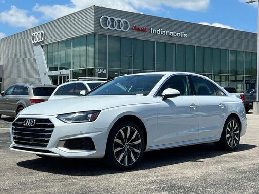 Glacier White 2021 Audi A4 40 Premium