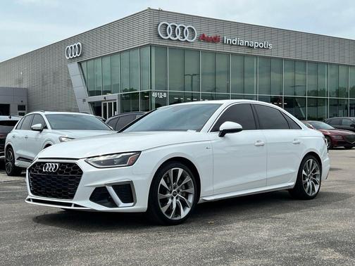 Ibis White 2023 Audi A4 45 S line Premium Plus