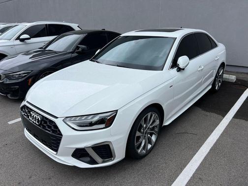 Ibis White 2023 Audi A4 45 S line Premium Plus