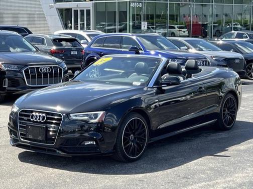 Mythos Black Metallic/Black Roof 2017 Audi A5 2.0T Sport
