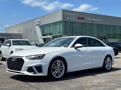 Ibis White 2023 Audi A4 45 S line Premium Plus