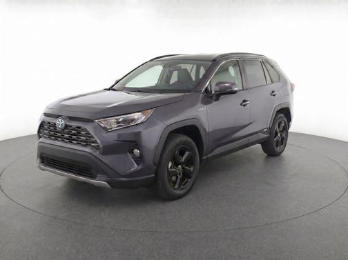 Midnight Black Metallic 2021 Toyota RAV4 Hybrid SE