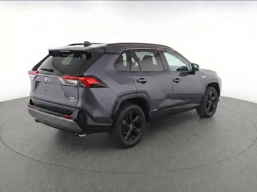 Midnight Black Metallic 2021 Toyota RAV4 Hybrid SE