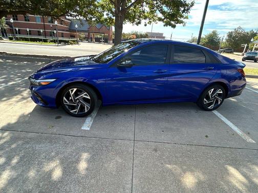 Intense Blue 2025 Hyundai ELANTRA Sport