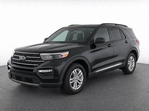 Agate Black Metallic 2023 Ford Explorer XLT