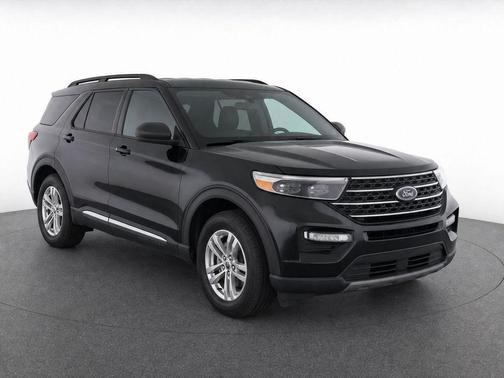 Agate Black Metallic 2023 Ford Explorer XLT