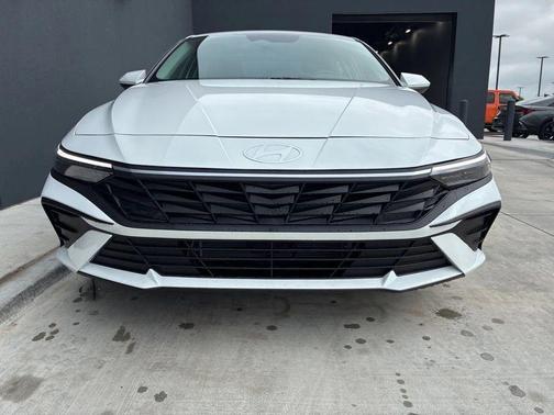 Serenity White 2025 Hyundai ELANTRA HEV Blue