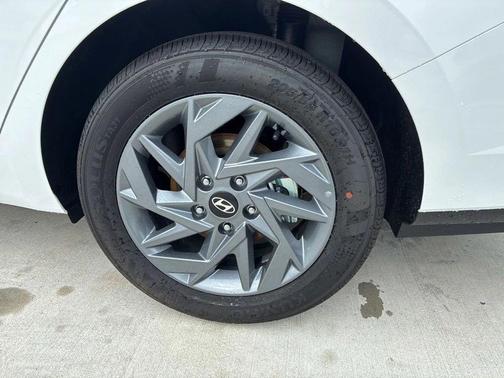 Serenity White 2025 Hyundai ELANTRA HEV Blue