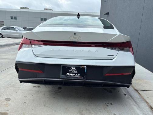 Serenity White 2025 Hyundai ELANTRA HEV Blue