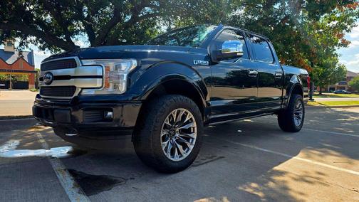 Shadow Black 2018 Ford F-150 Platinum
