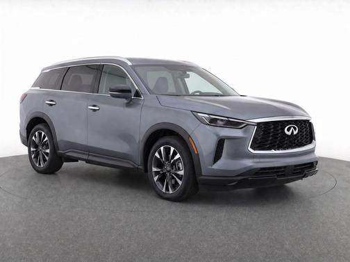Gray 2024 INFINITI QX60 Luxe