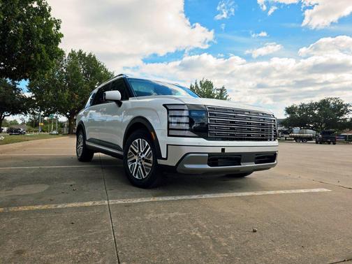 Creamy White Pearl 2027 Hyundai SANTA FE HEV SEL Premium