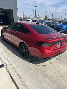 Radiant Red Metallic 2024 Honda Accord Hybrid Sport-L