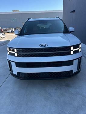 Serenity White 2026 Hyundai SANTA FE HEV Calligraphy