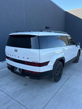 Serenity White 2026 Hyundai SANTA FE HEV Calligraphy