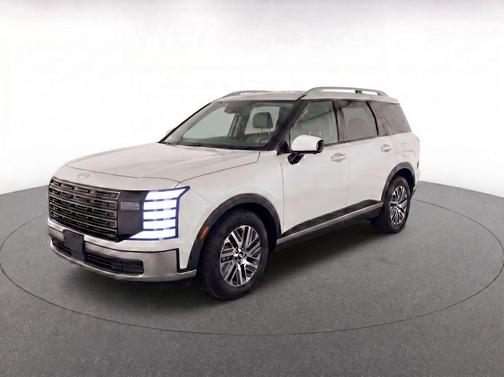 Creamy White Pearl 2026 Hyundai Palisade Hybrid Blue SEL 7P